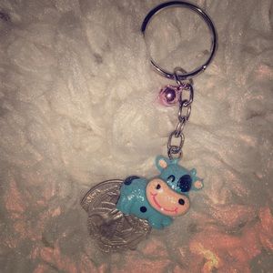 NWOT Baby Cow Key Chain